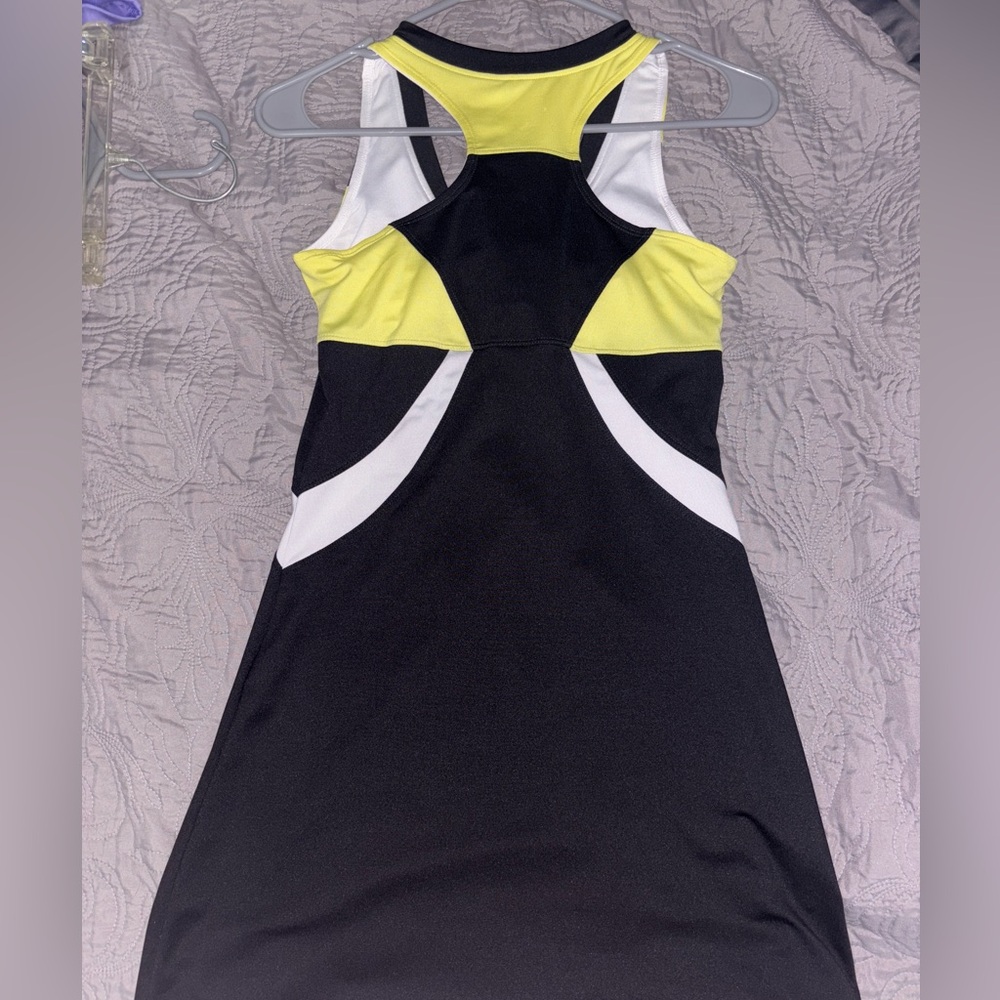 Bolle tennis dress, black and yellow - Picture 2 of 2